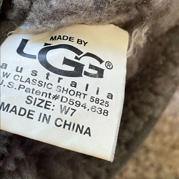 UGG Gray Classic Short Boots - Picture 6 of 6